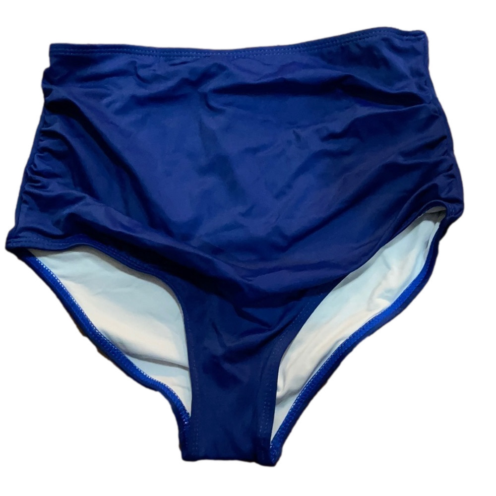 NWOT royal blue swim bottom S